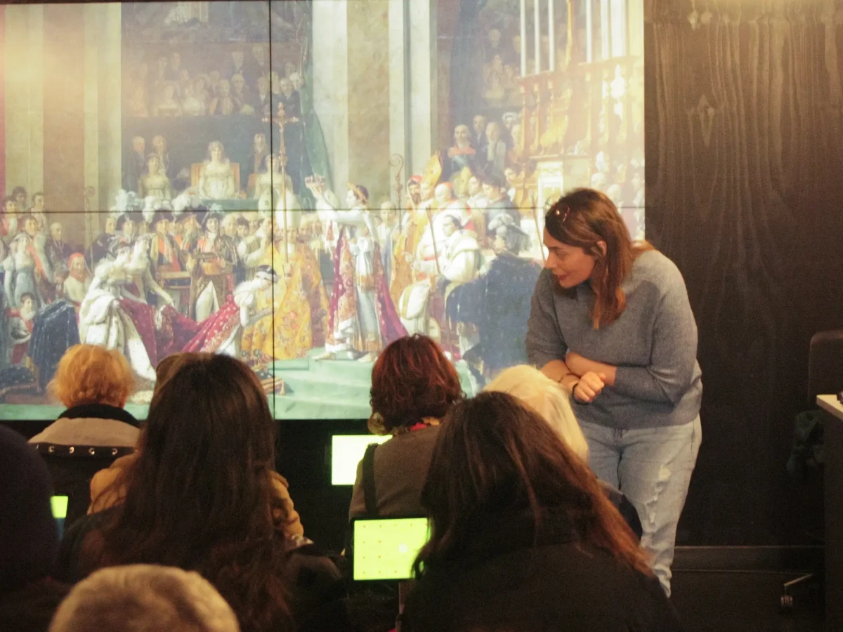 Présentation de l'extension Micro-folie, Centre d'arts plastiques Fernand Léger