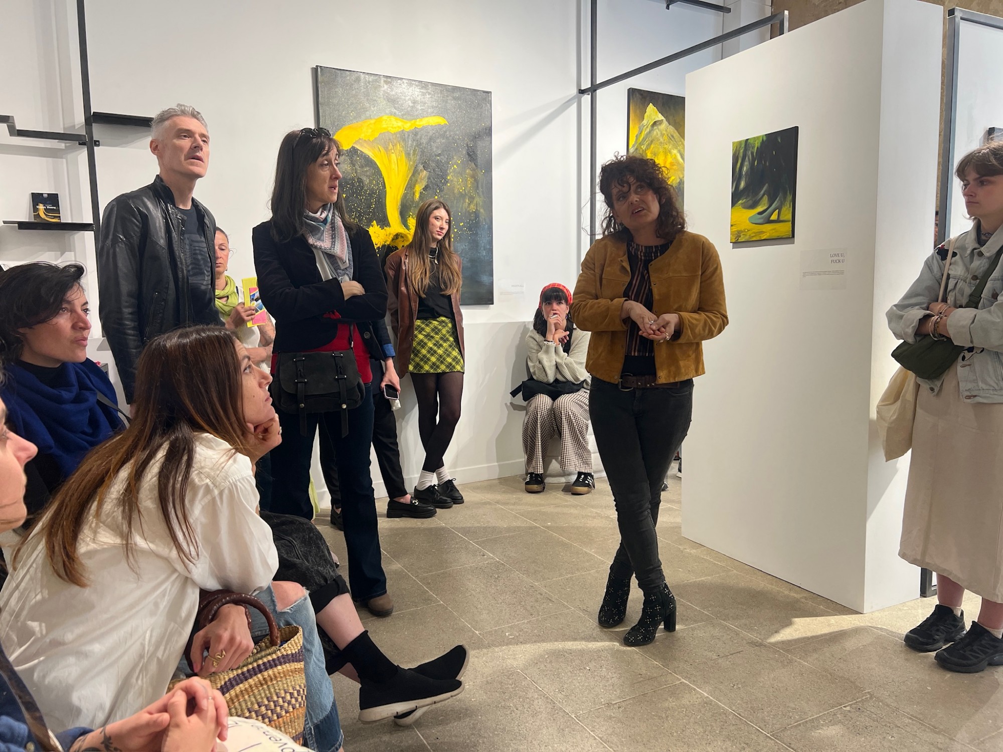 Rencontre avec l'artiste Karine Hoffman, lors de son exposition