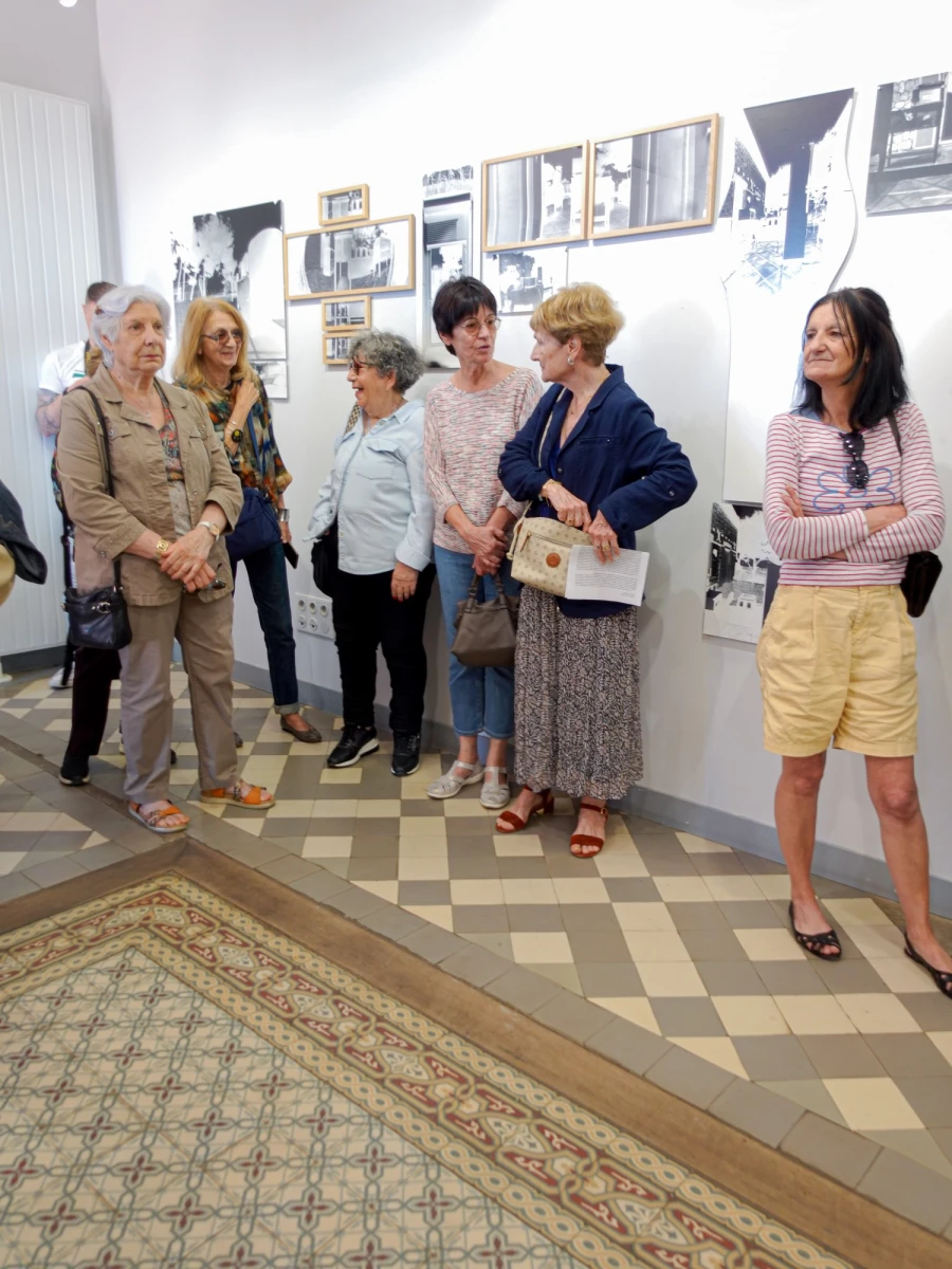 Visite de l’exposition “Super Panorama”, Pascal Navarro au Centre d’Art Fernand Léger<br />
<br />
Crédit photo PAC