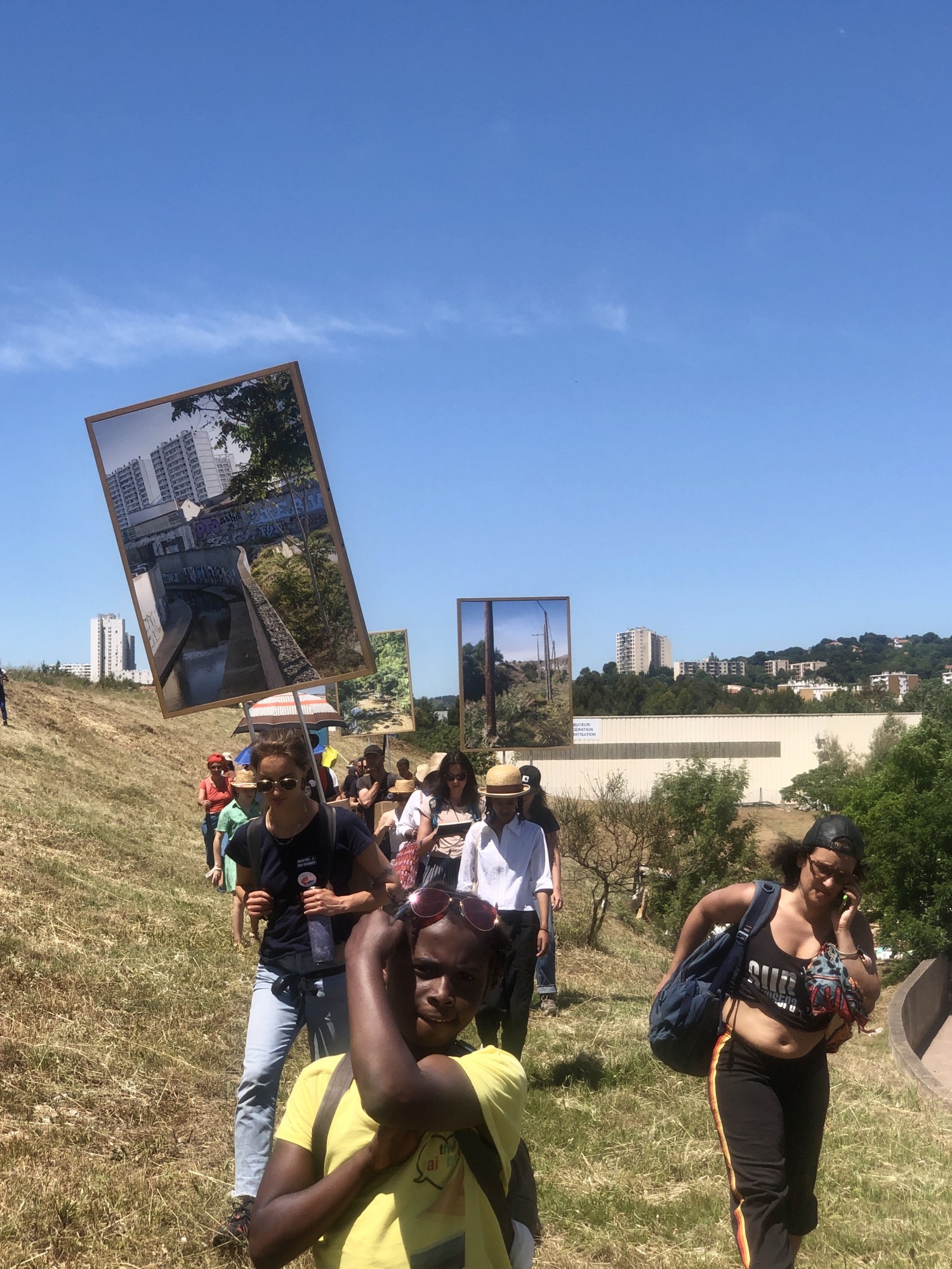 *La manifestation des images*, Geoffroy Mathieu, 2021. Photo : Clara Sfadj