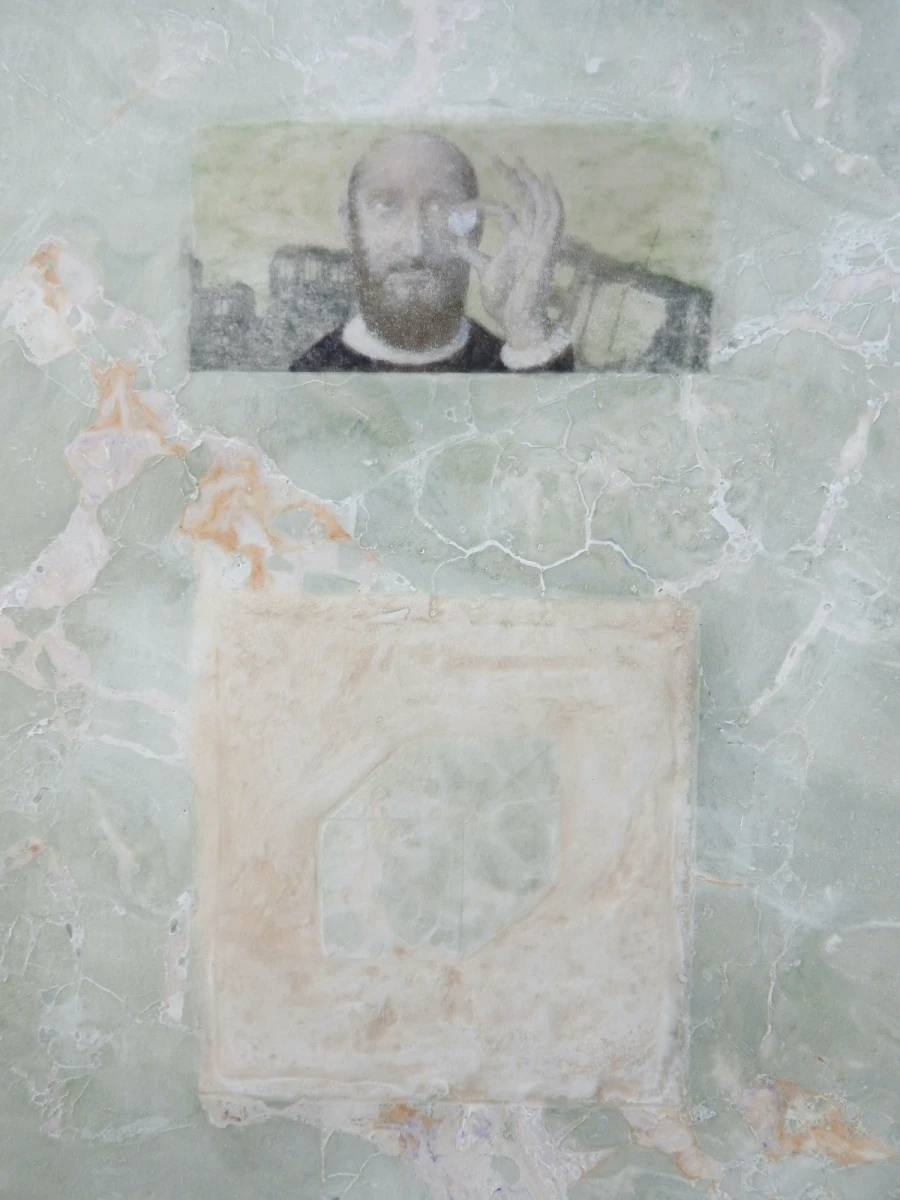 lucian-moriyama-ideal-object-2023-scagliola-platre-pigments-huile.-27-x-36-cm_american-gallery