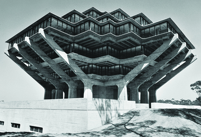 William Pereira & Associates, *Geisel Library, University of California*, San Diego, California, USA, 1970.