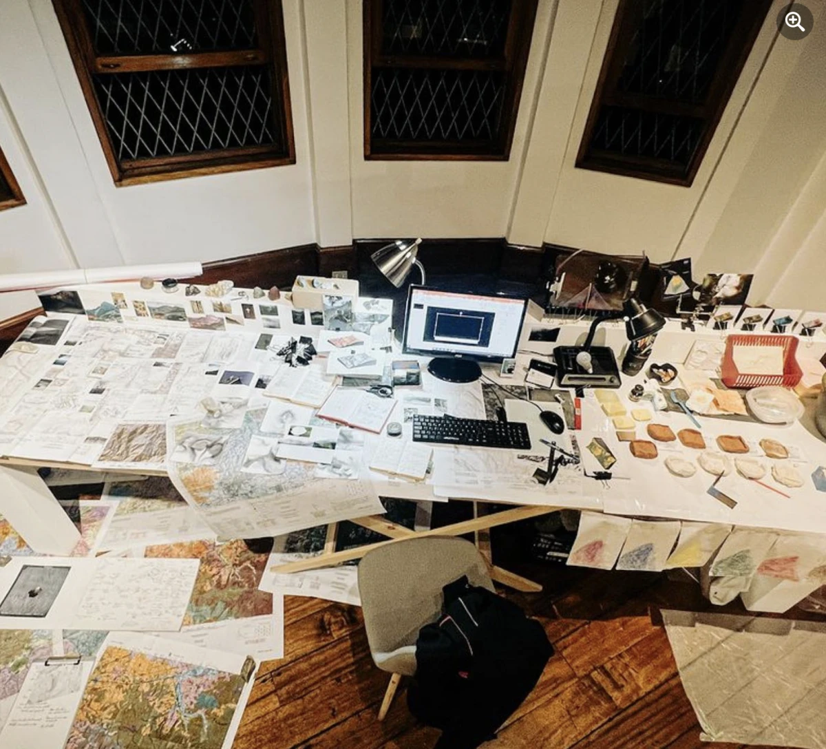 Vue d’installation de Paulo Ruiz · Bouleversements 2023, Alliance française Costa Rica à San José.