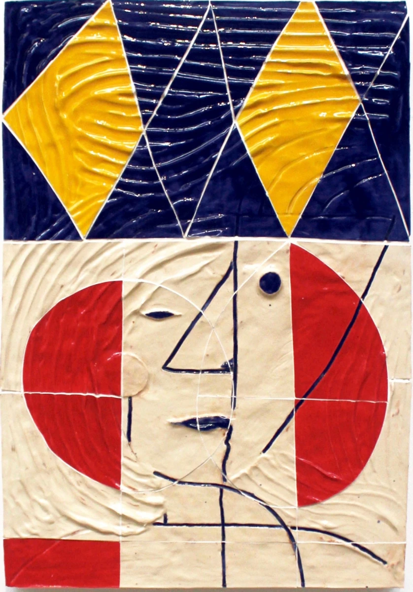 Maximilien Pellet, <em>Le couple et les losanges</em>, 2020. © Jean Christophe Lett