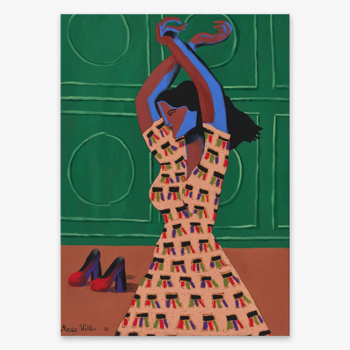 Samia, oil paint and pastel, 2026 - ©Jean Christophe Lett