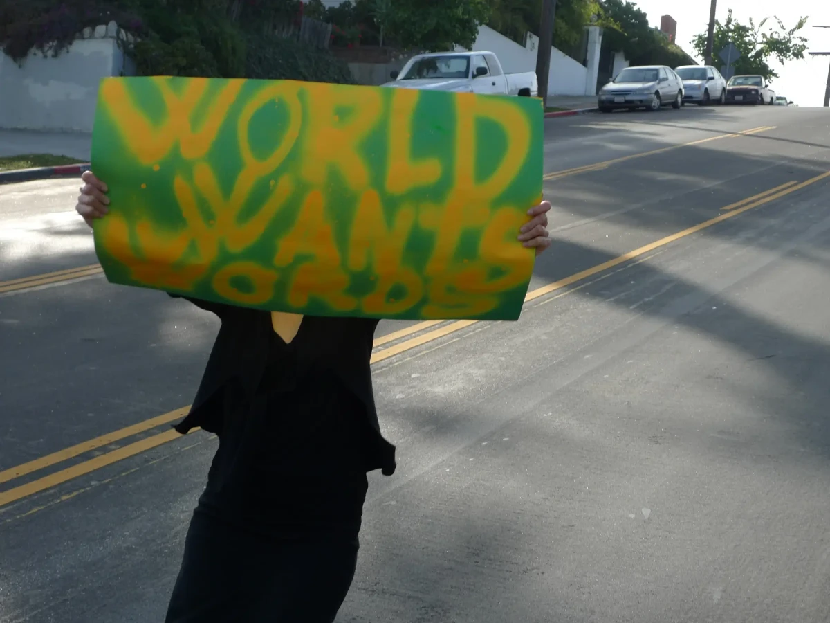 Céline Ahond, Word Wants Words, 2013 Copyright Céline Ahond et Charlie Hamish Jeffery