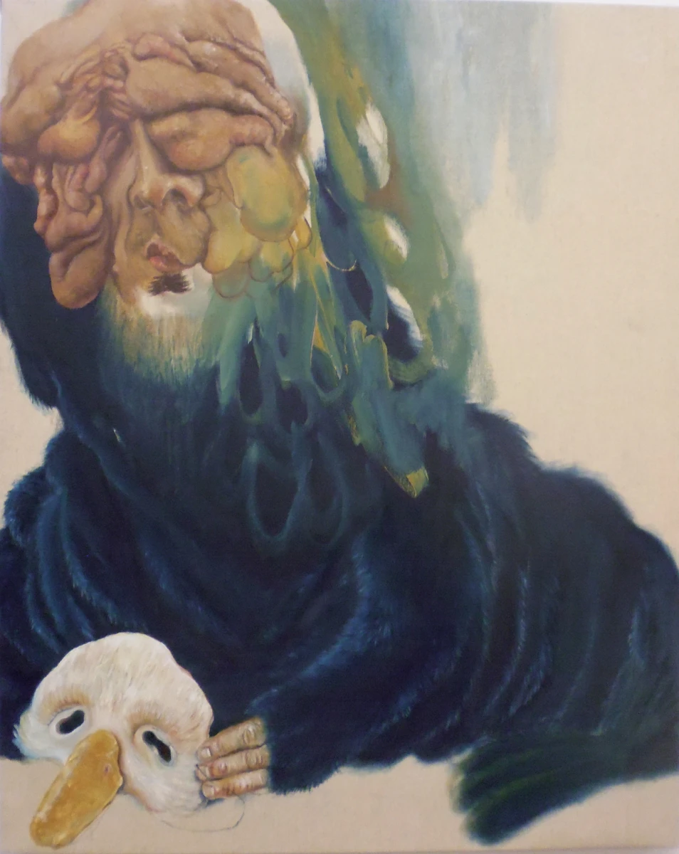 Franck Omer, <em>Monstroplant</em>, huile sur toile