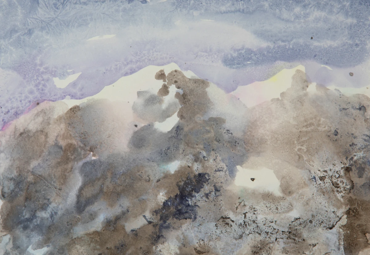 Aurore Salomon, <em>Sans titre (série neiges entre chien et loup)</em>, 2021 ©Aurore Salomon