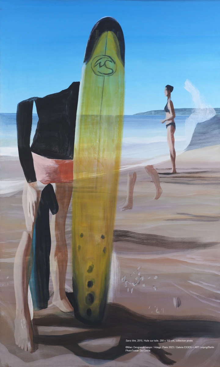 <em>©Marc Desgrandchamps</em> Sans titre, 2015, Huile sur toile, 200 x 150 cm, collection privée / Adagp, Paris 2023 / Galerie EIGEN + ART Leipzig/Berlin<br />
PhotoTristan Da Cunha