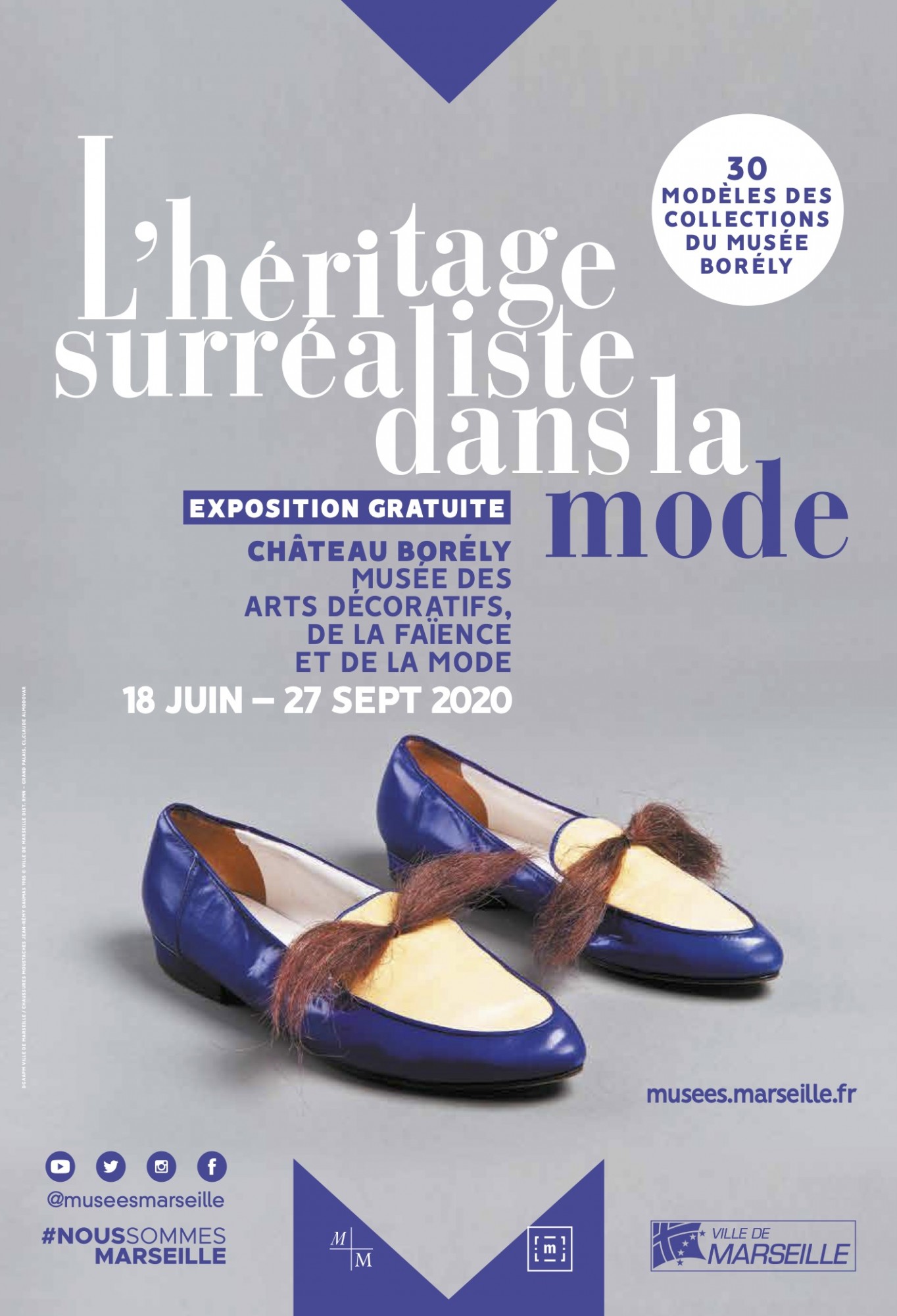 Chaussures Moustaches Jean-Rémy DAUMAS 1985 © Ville de Marseille Dist. RMN - GRAND PALAIS, cliché Claude Almodovar