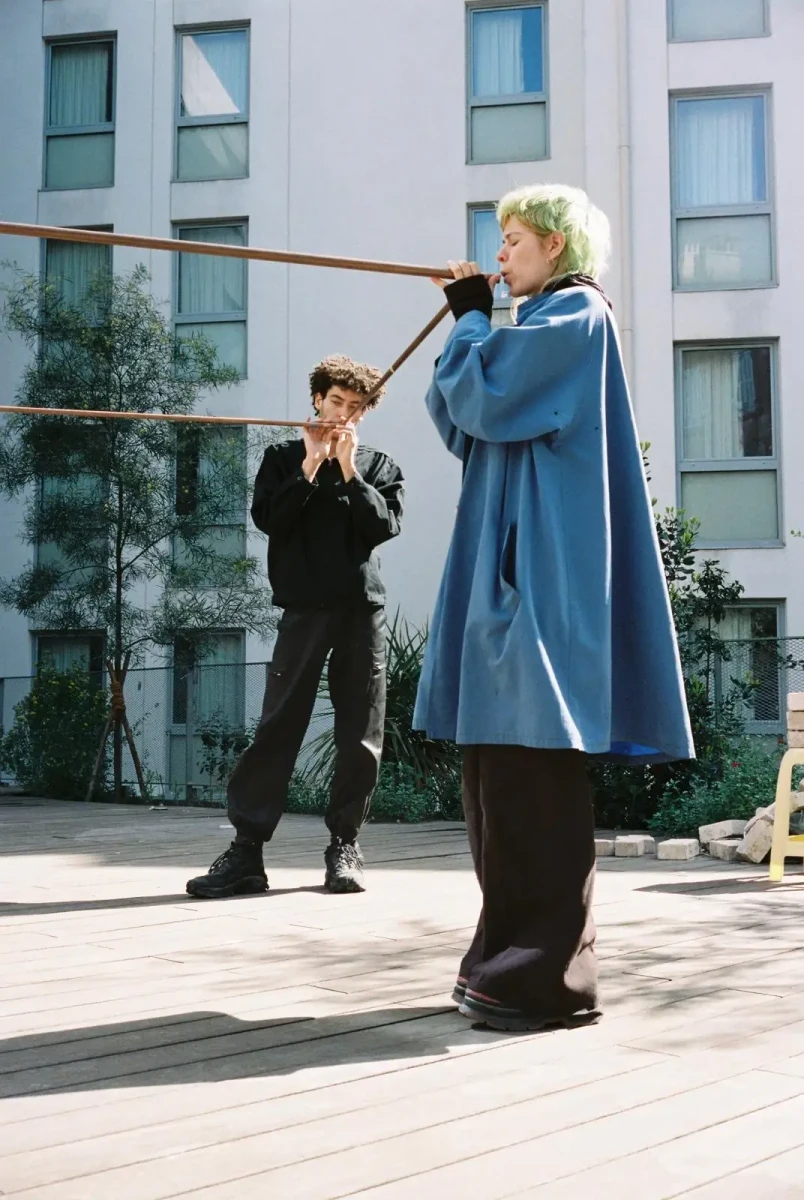 <em>Souffles,</em> Mélanie Métier, Élodie Rougeaux et Max Sister  <br>@ Daniel Kamiab