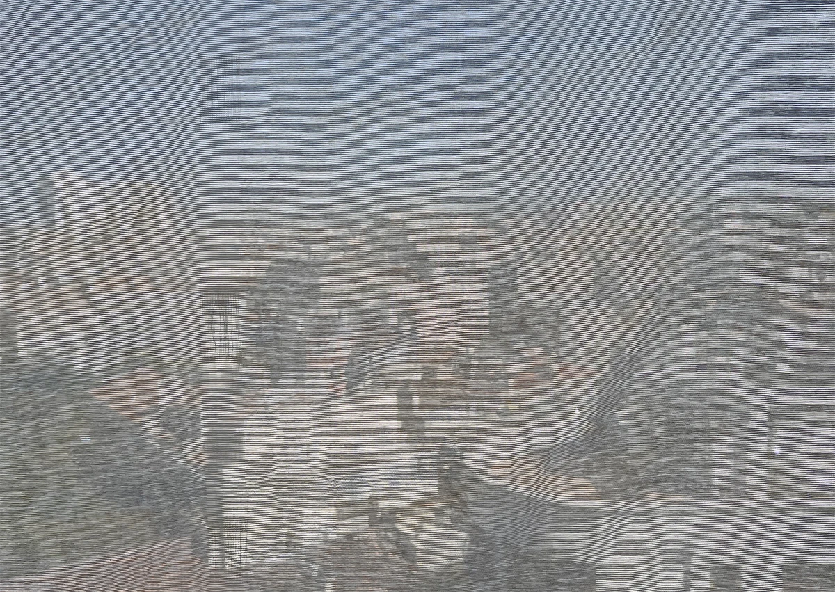 Elisabeth Verrat - Alban Magd , <em>Voile de béton</em>, photographie, 2022, © Verrat-Magd