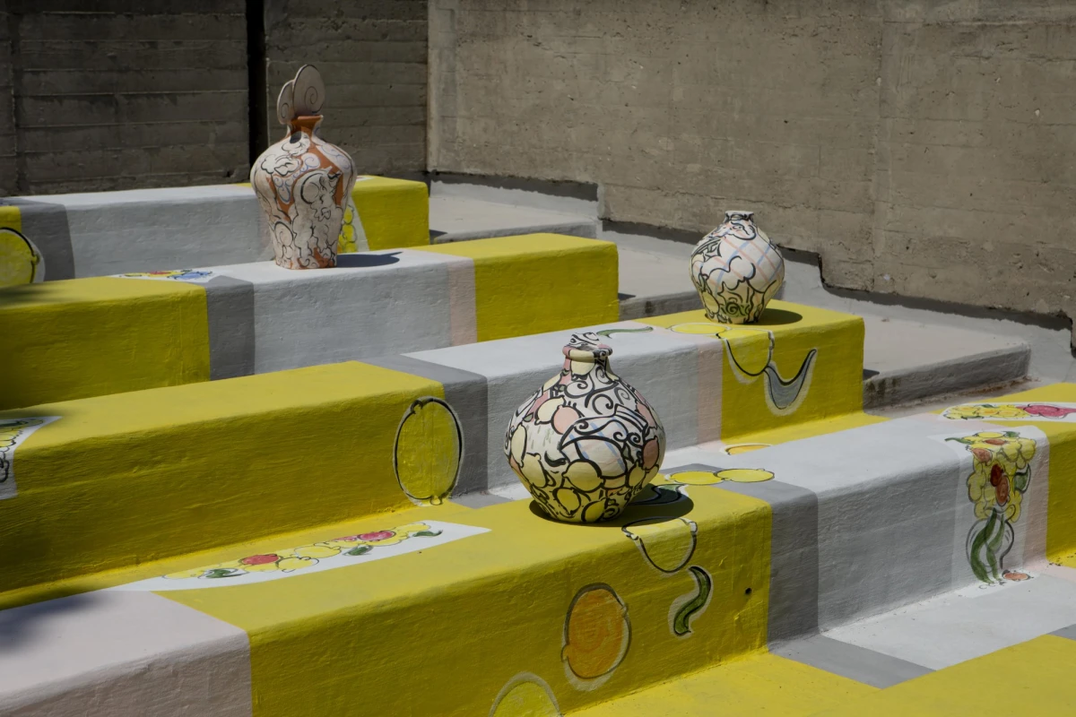 Perrine Boudy, DNSEP, Juillet 2023, techniques mixtes, vue d’exposition, dimensions variables, Villa<br />
Arson, Nice<br />
© Orianne Coton