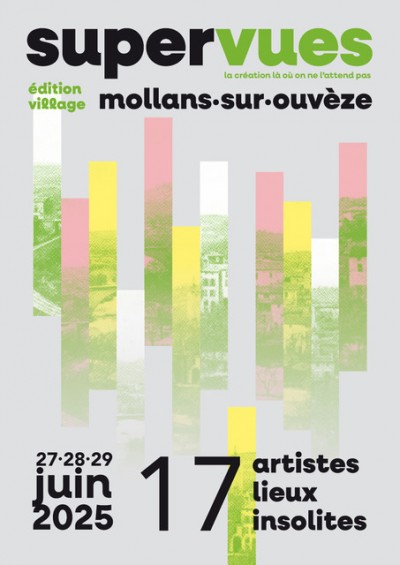 Xavier Bonillo-studio mistons, *Affiche Supervues* 16 Avril 2025