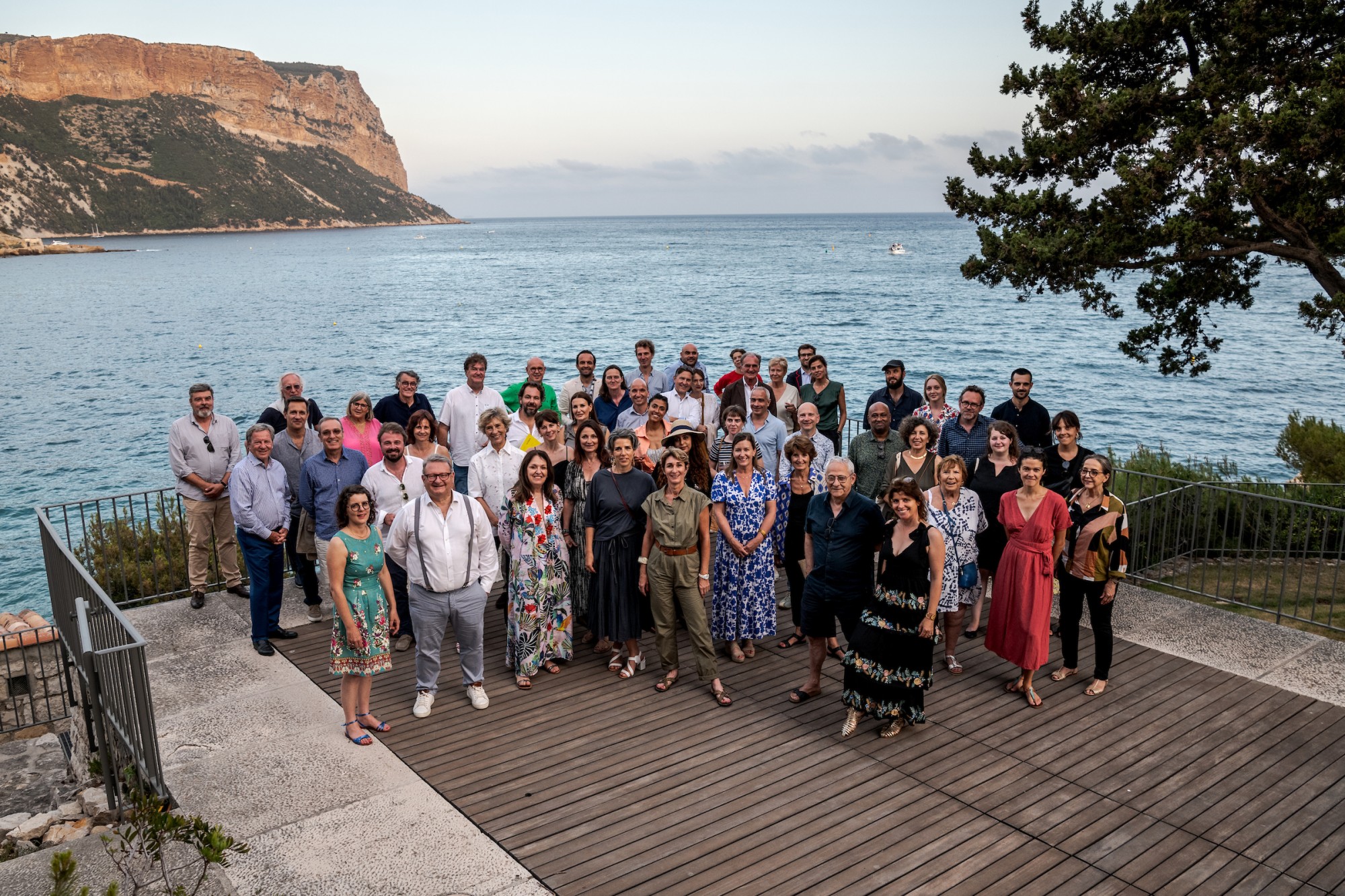 Les membres de Mécènes du Sud Aix-Marseille, The Camargo Foundation, Cassis, 2022 © François Moura