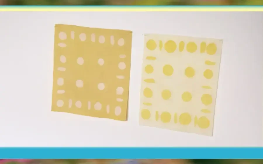 Teinture végétale : impression textile en positif et négatif, Les ateliers Plein-air © Anouk Zibaut, Mucem