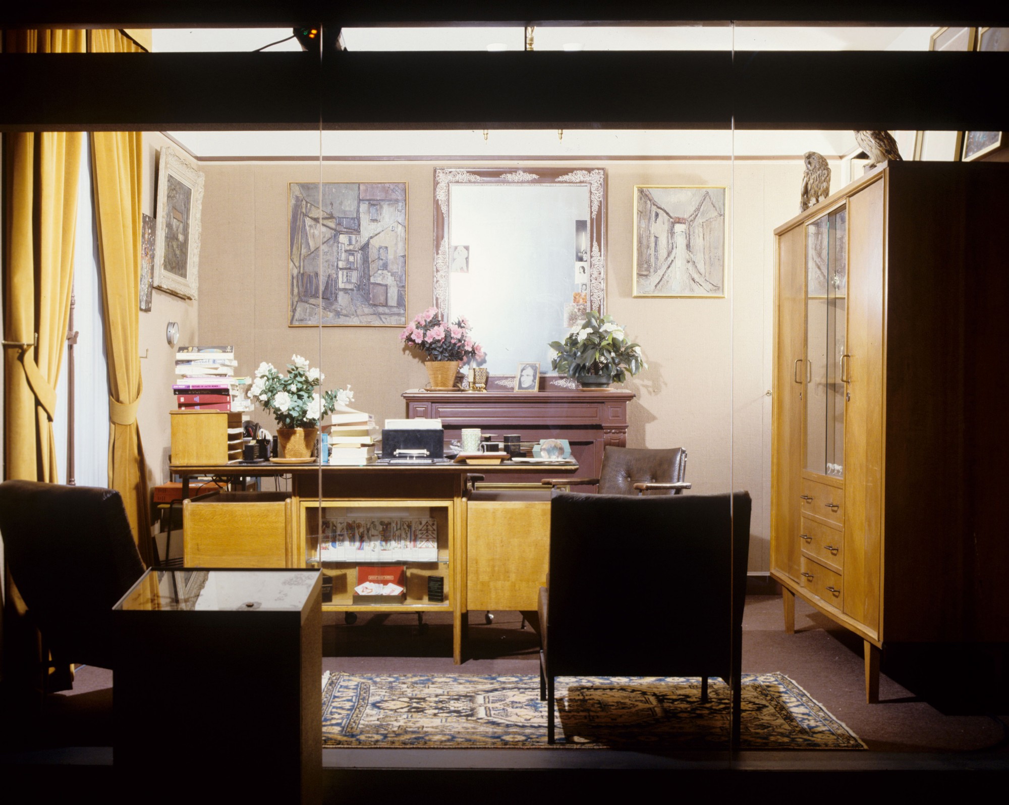 Cabinet du mage Belline. 
Paris, France, avant 1977.
Ensemble mobilier et archives.
Mucem, Marseille
© Mucem