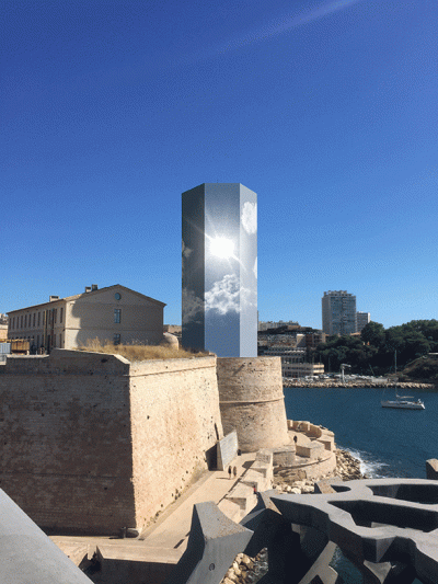 Angela Detanico et Rafael Lain. Travail préparatoire pour le projet “Lumière”, Tour du Fanal, Mucem, 2021 © Detanico – Lain