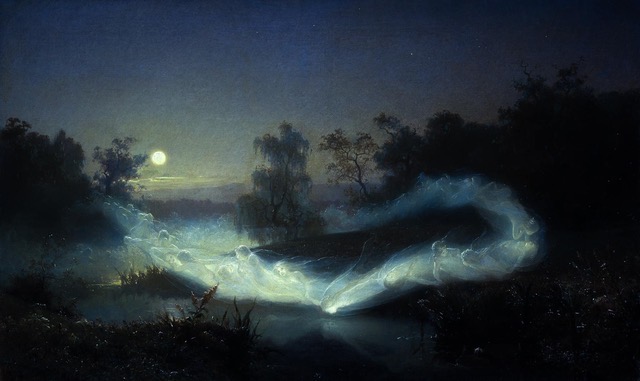 © August Malmström, *Fées dansantes*, peinture 1866