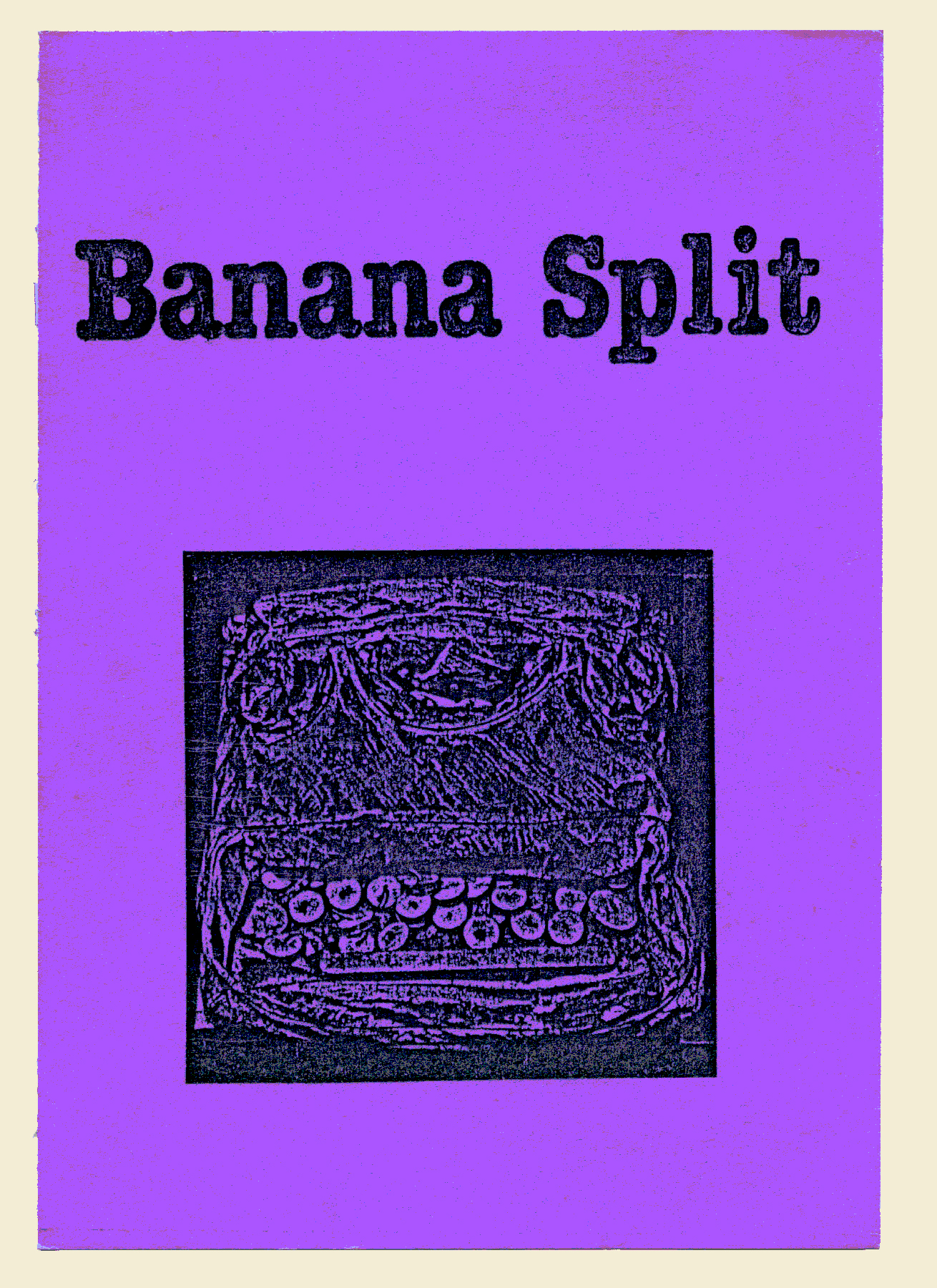 *Banana Split*, (Revue) Liliane Giraudon, Jean Jacques Viton