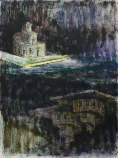 Matthieu Montchamp, Sans titre, 2012, Huile sur toile, 130x97 cm