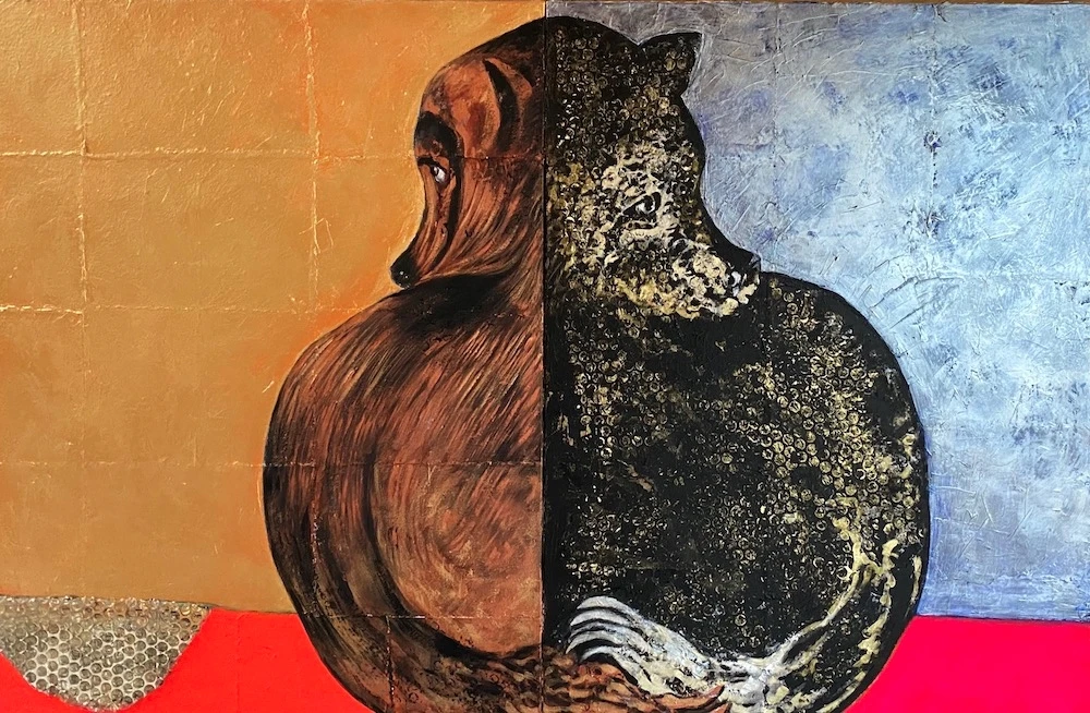 tant-quil-y-aura-du-miel-diptyque-116x178-cm-acrylique-sur-papier-coton-maroufle-sur-toile-2020-bis