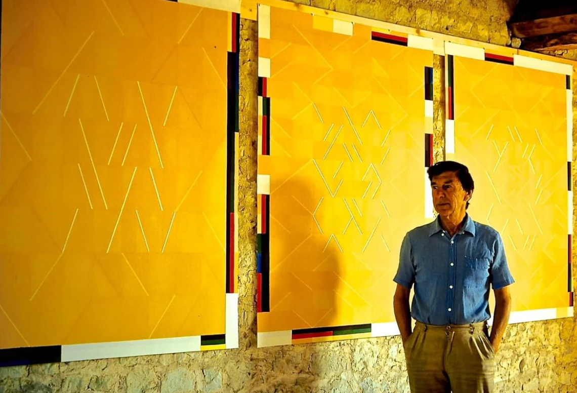 <em>Albert Ayme. </em>Tombeau de van Gogh. Station<em>-1988 Collection “Fondation van Gogh” Arles. Photo © Pierrette Ayme</em>