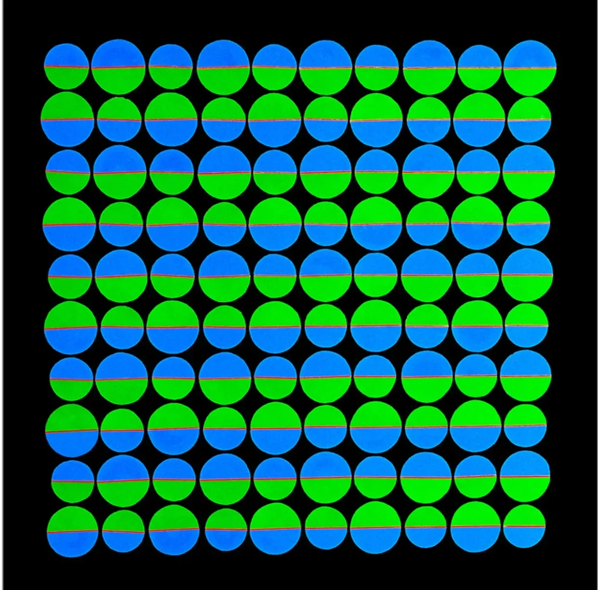 <em>Roger Vilder Pulsation n°8. 1968. 82x82x28.Collection Villa Datris.&nbsp;Crédit Photo Roger Vilder</em>